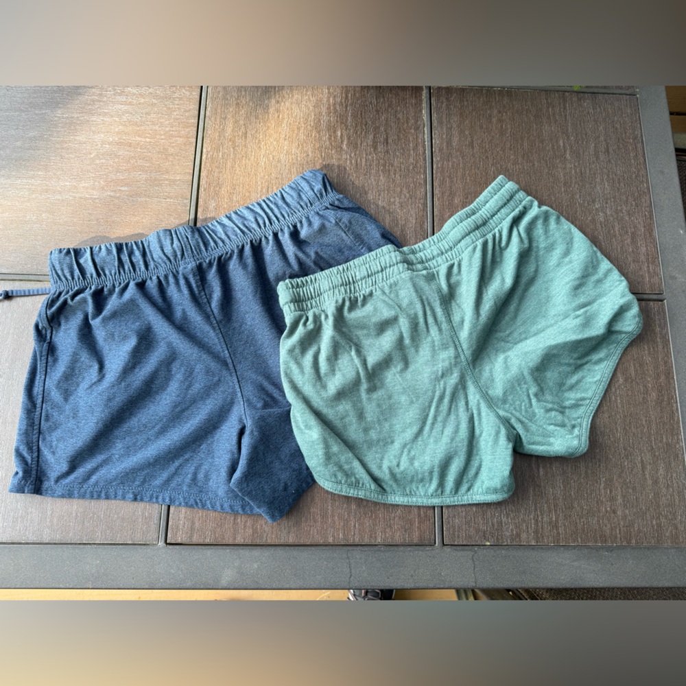 Athletic Works Women's Athletic Shorts in Blue and Green - Picture 3 of 11